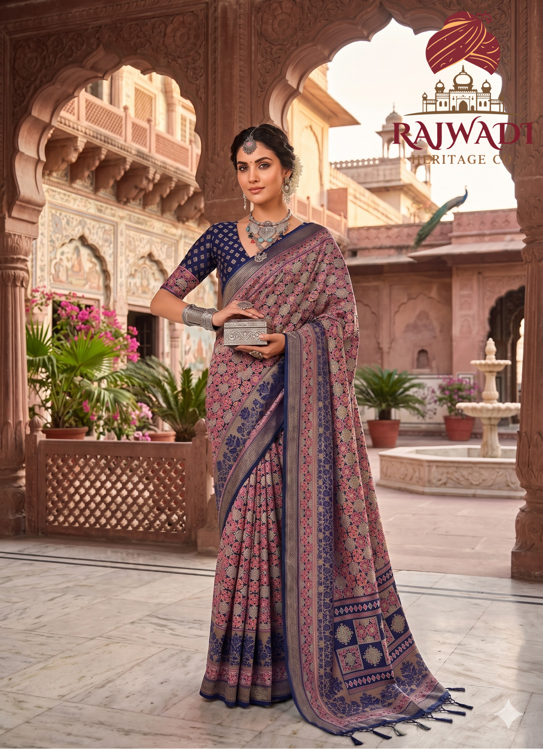 Royal Mauve & Navy B